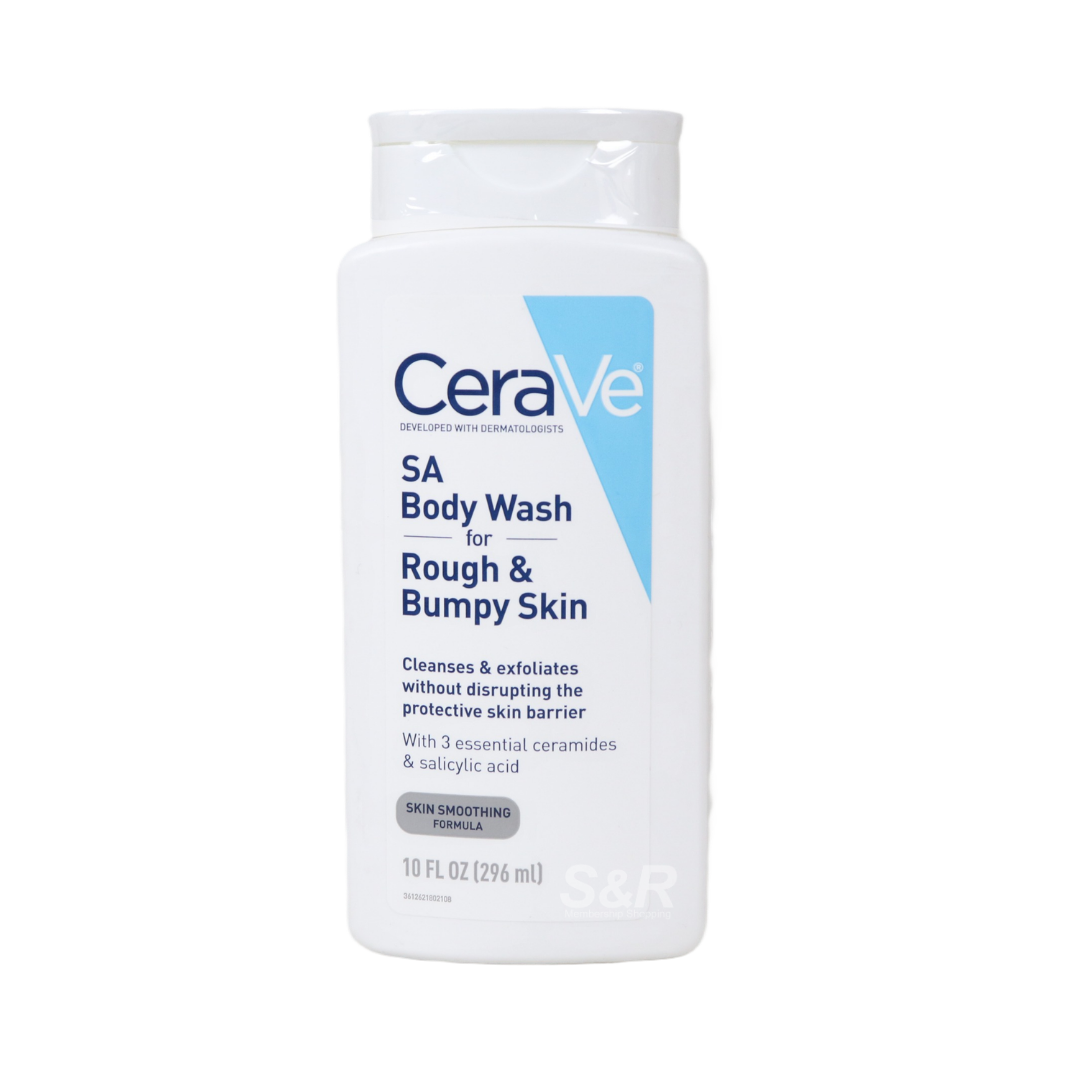 Cerave SA Body Wash for Rough & Bumpy Skin 296mL